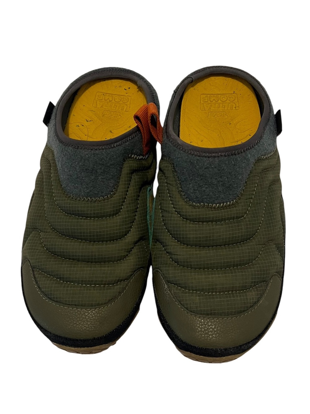 Teva slip on slippers outdoor grip green size 7
